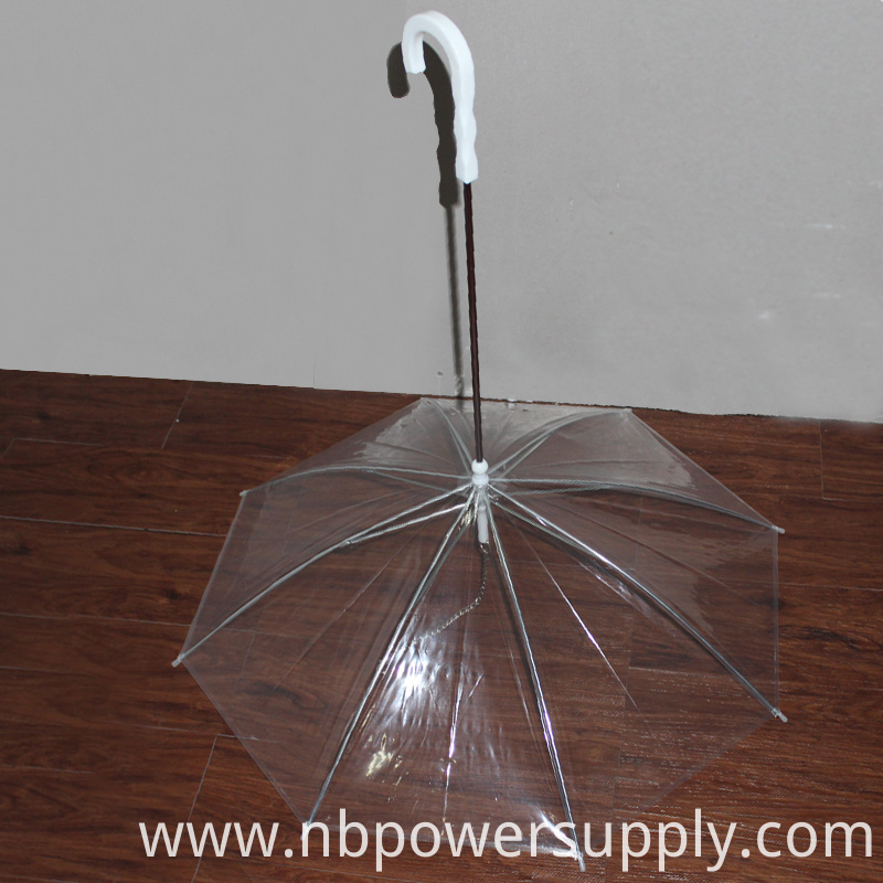 Transparent PVC Pet Dog Umbrella Special Shape